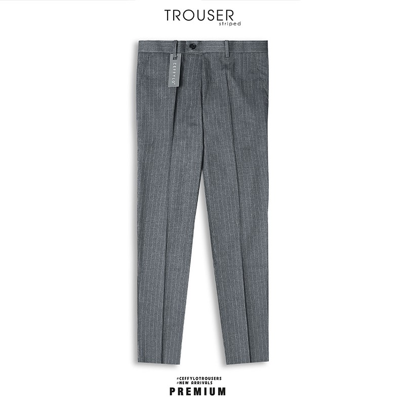 Quần Âu Nam Kẻ Sọc CEFFYLO Form Ôm Nhẹ Vừa Vặn Vải Mát Không Lo Mất Dáng - POLIDO | BigBuy360 - bigbuy360.vn