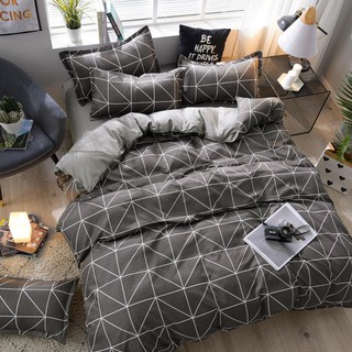 Bộ chăn ga gối cotton poly 4 món