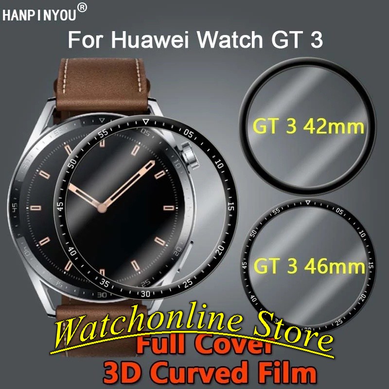 Miếng dán 3D Full màn đồng hồ thông minh Huawei Watch GT3 42mm GT3 46mm Huawei Watch 3 Pro