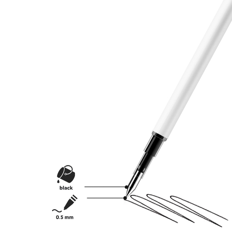 Bút Bi Mực Đen Ngòi 0.5MM Thay Thế Tiện Dụng Cho Học Sinh