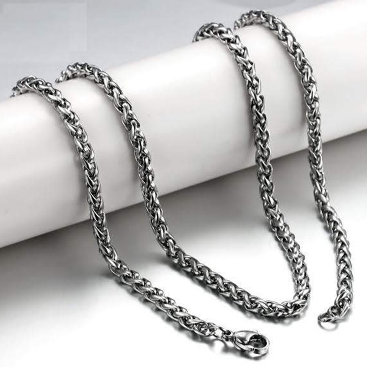 Dây chuyền titan inox D02 cao cấp 100% không đen không rỉ không phai vĩnh viễn.