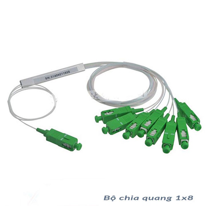 Bộ chia quang Splitter 1x8 (Optical Splitter PLC 1x8) SC/APC