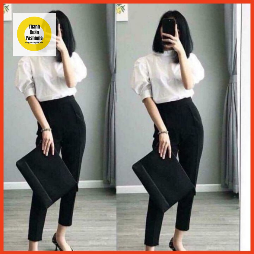 Quần tây nữ cạp chun sau [Xả Kho]