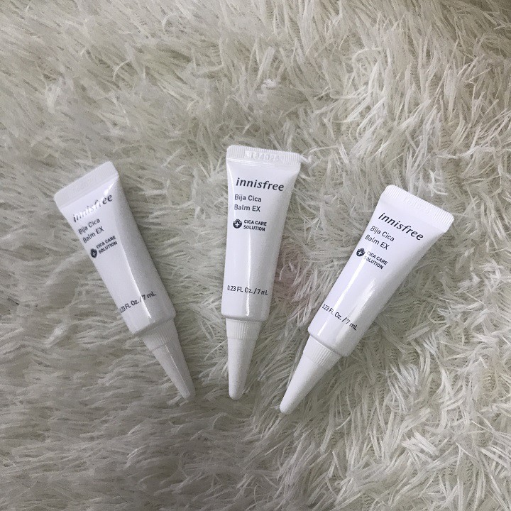 Kem Giảm Mụn Làm Dịu Da Innisfree Bija Cica Balm Ex 7ml [ Mẫu Mới Minisize ]