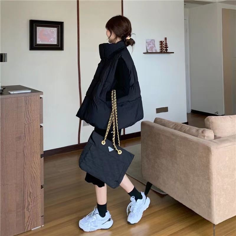 Áo khoác Gile   mùa đông , phao dáng béo hàng quảng châu ,Có sẵn