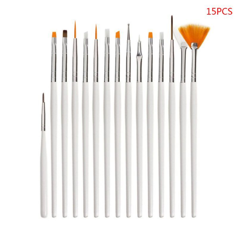 Bộ 15 cọ vẽ trang trí bánh kem tiện dụng chất lượng cao