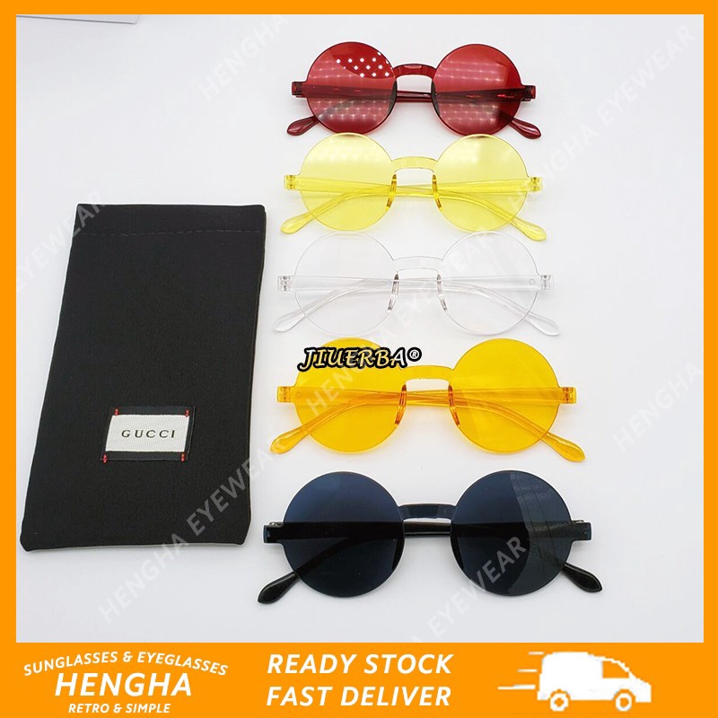 Kính mát tròn cổ điển hợp thời trang cho nam và nữ