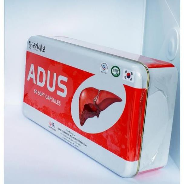 Viên bổ gan ADUS CÀ GAI LEO GIẢI ĐỘC GAN - HỘP SẮT 60 VIÊN
