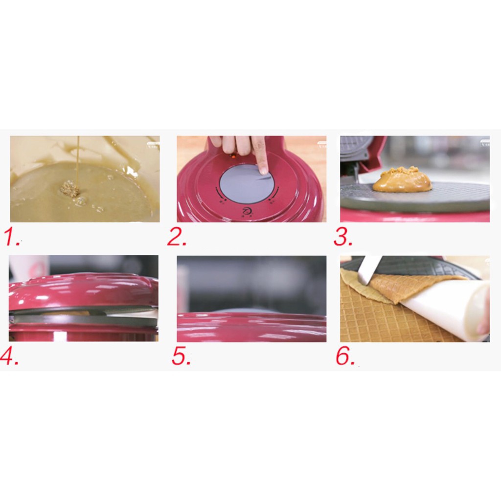 Máy Làm Bánh Ốc Quế, Làm Vỏ Ốc Quế