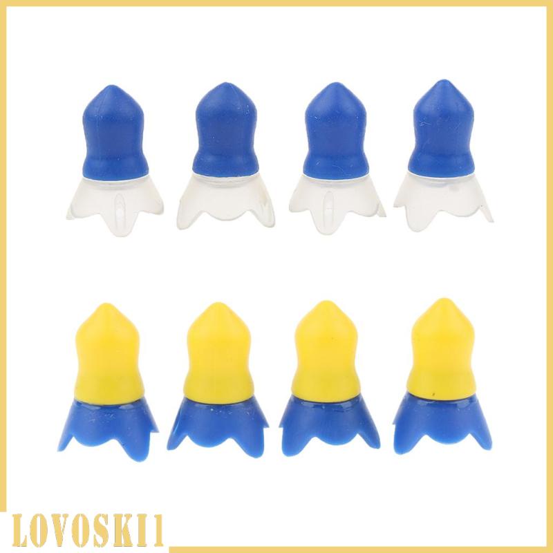 2 Cặp Nút Bịt Tai Giảm Áp Lực Không Khí Bằng Silicon Hình Máy Bay Bảo Vệ Tai