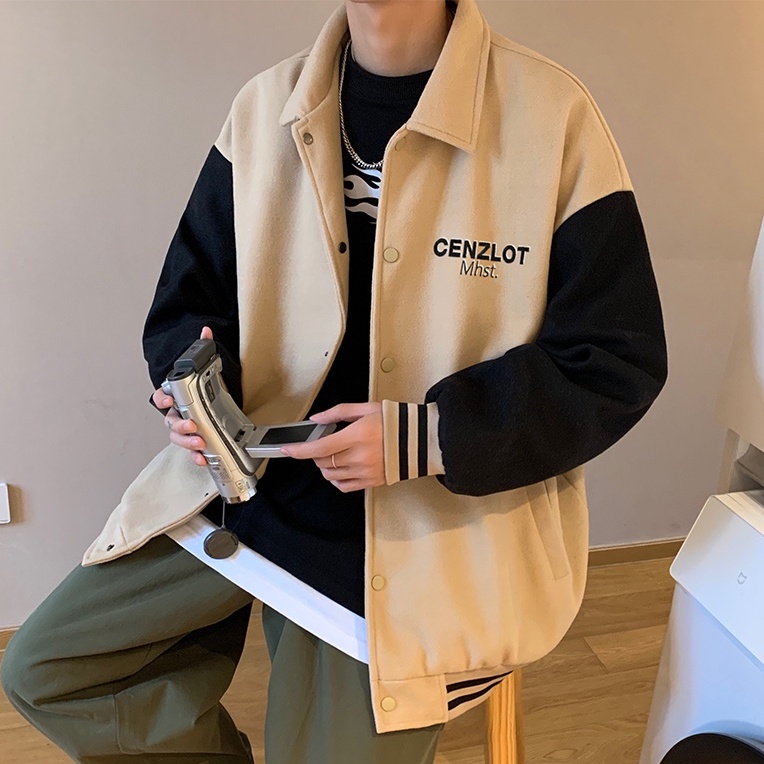 Áo khoác bomber nam form rộng ulzzang hàn quốc, Áo bomber khoác ngoài nam nữ oversize unisex đường phố học sinh cổ bẻ