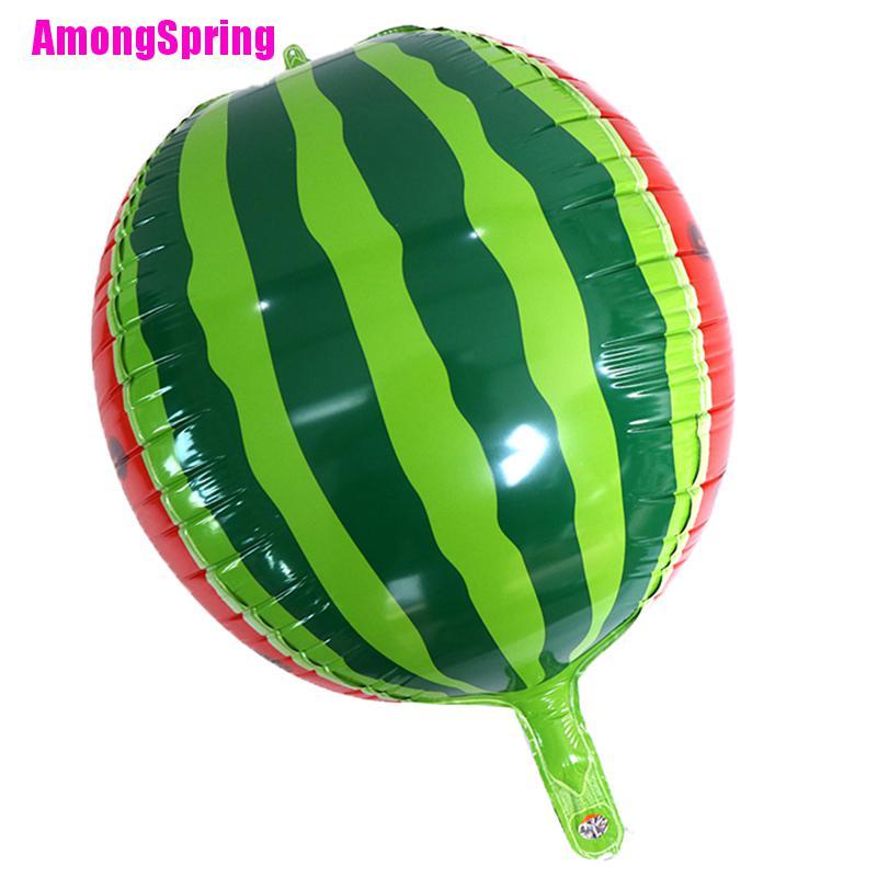 1 Bong Bóng Hình Dưa Hấu 4d 22inch Dùng Trang Trí Tiệc Cưới / Sinh Nhật