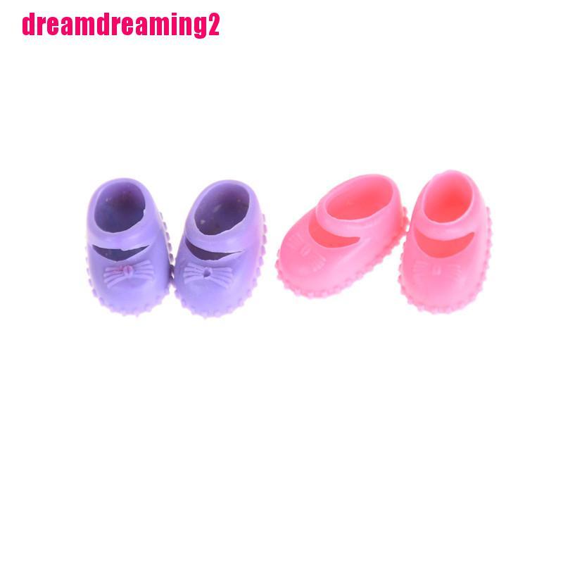 Bộ 5 Đôi Giày Múa Ba Lê Đế Bằng 12cm Nhiều Màu Sắc Dễ Thương