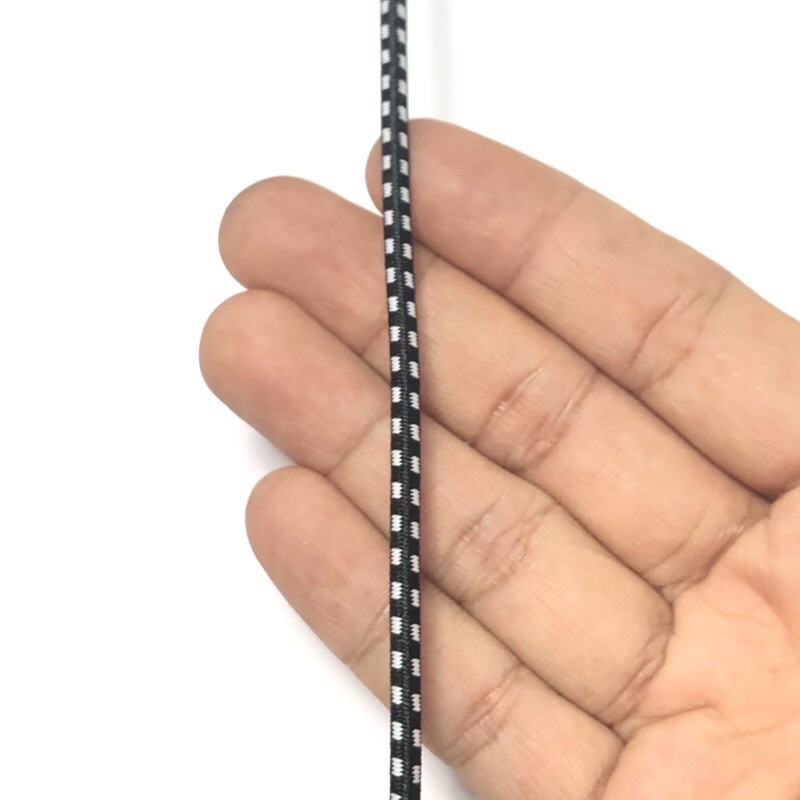 4 sợi 58cm - dây dù thun 3,5mm co giản 100% hàng xuất khẩu đẹp, chắc chắn dùng trong thời trang, dây giày, treo balo