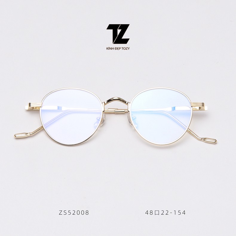 Gọng kính kim loại dáng tròn nam nữ thời trang hàn quốc cao cấp L52008 | BigBuy360 - bigbuy360.vn