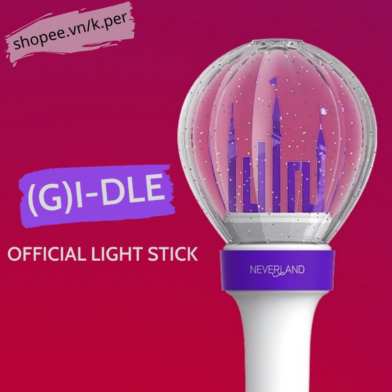 Chính hãng (G)I-DLE OFFICIAL LIGHTSTICK, hàng có sẵn, đèn cổ vũ, gậy phát sáng, món quà tặng ý nghĩa cho bạn bè, con cái