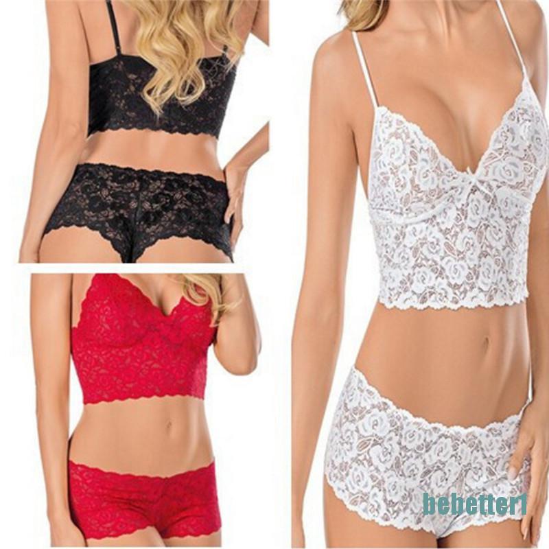 1 Bộ Đồ Lót Phối Ren Plus Size Gợi Cảm Cho Nữ | BigBuy360 - bigbuy360.vn