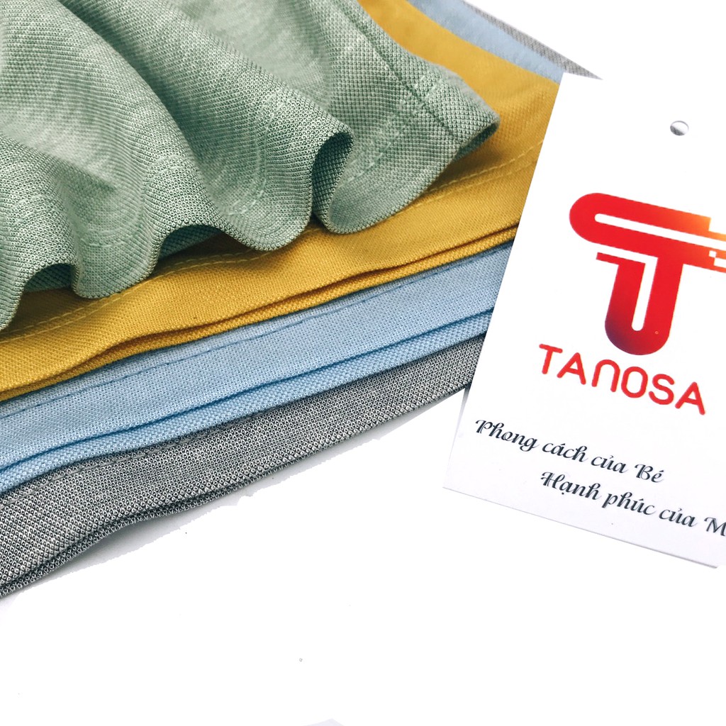 Áo phông giấy cổ tim có túi sành điệu cho bé Tanosa Kids 2021