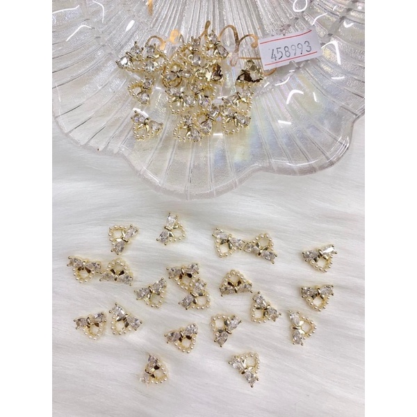 Charm đá trang trí móng tay chân mới 2022-1 viên