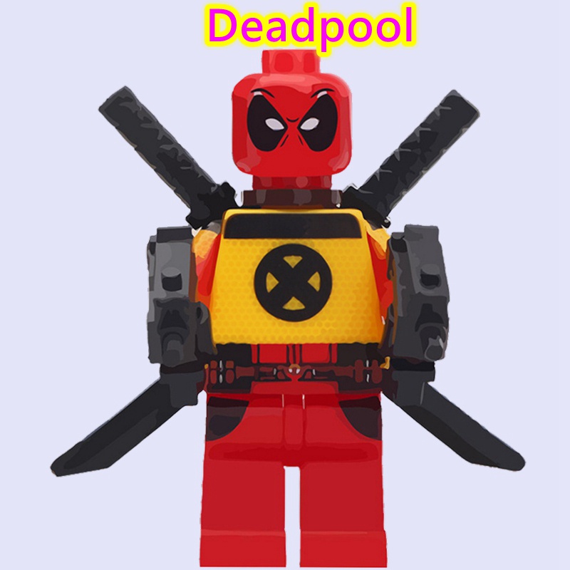 Đồ Chơi  Lắp Ráp Mô Hình Nhân Vật Deadpool Mini Dễ Thương Cho Bé