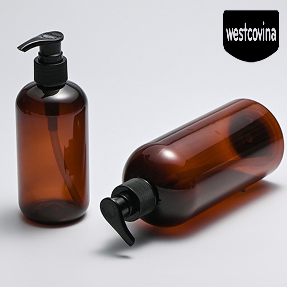 [Hot]☀ Bình Rỗng Trong Suốt Dạng Ấn Đựng Xà Phòng Dung Tích 250 / 500ml