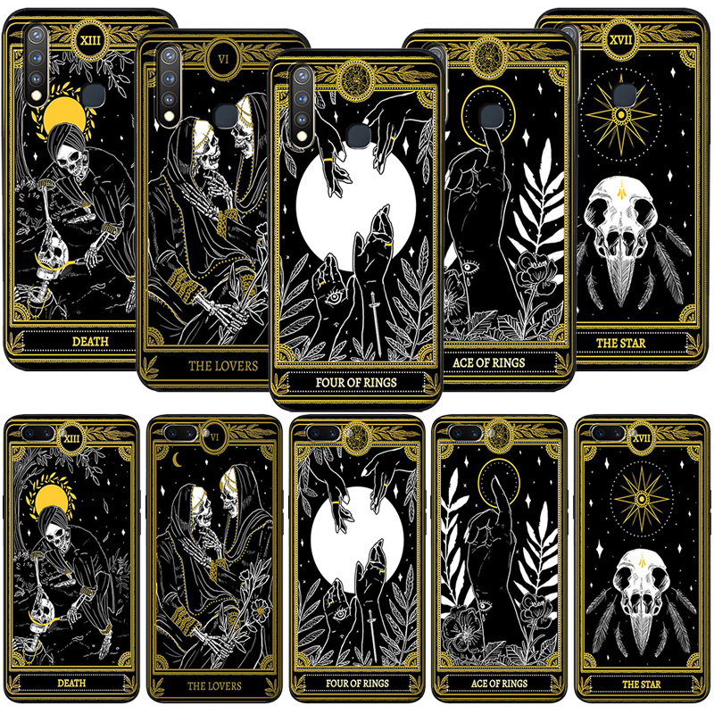 Ốp Điện Thoại Mềm Hình Death Tarot A38 Cho Oppo A3s A5 A37 Neo 9 A37 A39 A57 A5s A7 A59 F1s A77 F3 A83 F5 F7 F9 Pro