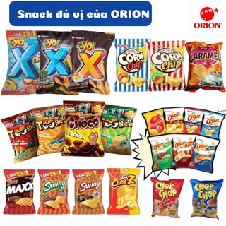 Snack khoai tây Orion đủ vị Swing, O'star, Tayo, CORN, Toonies, Chop Chop