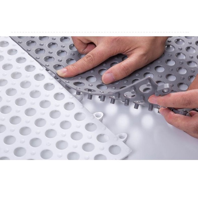 Tấm thảm nhựa ghép chống trơn kháng khuẩn , chống trơn nhà tắm ,nhà vệ sinh