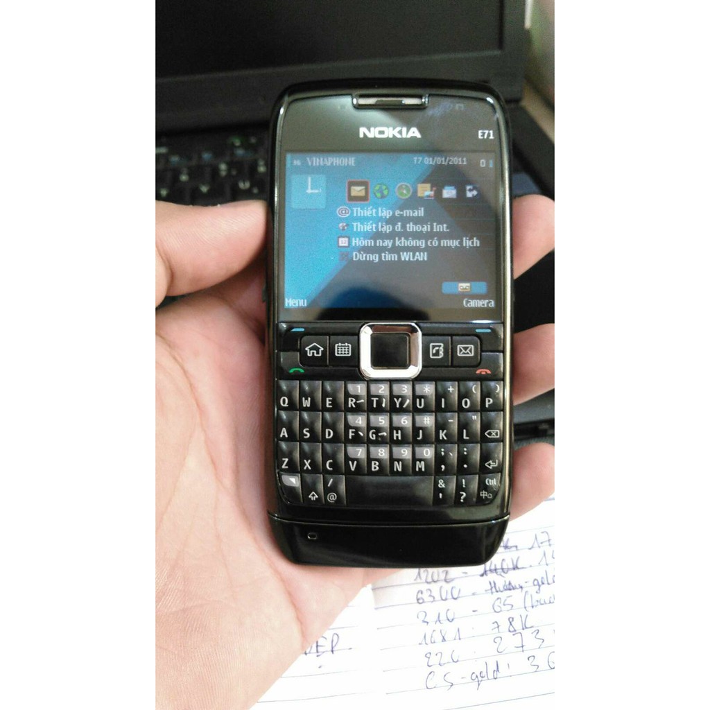 ĐIỆN THOẠI NOKIA E71 , CÓ 3G, WIFI, LÊN MẠNG XEM BÁO, CHÍNH HÃNG GIÁ RẺ, ĐẦY ĐỦ PIN SẠC