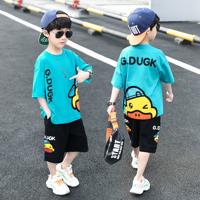 Đồ Bộ Bé Trai Habi Fashion HB2230 Họa Tiết DUCK Cho Bé 16-40Kg