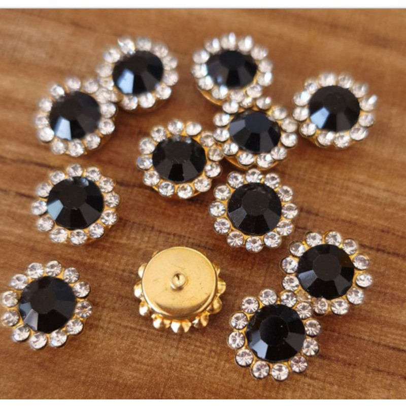 10 center bông hoa nhụy đá to làm phụ kiện handmade