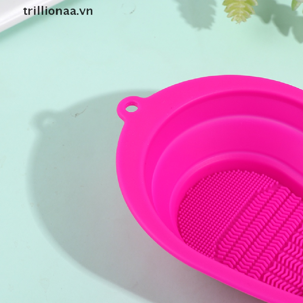 [Hàng mới về] Dụng cụ vệ sinh cọ trang điểm có thể gập lại