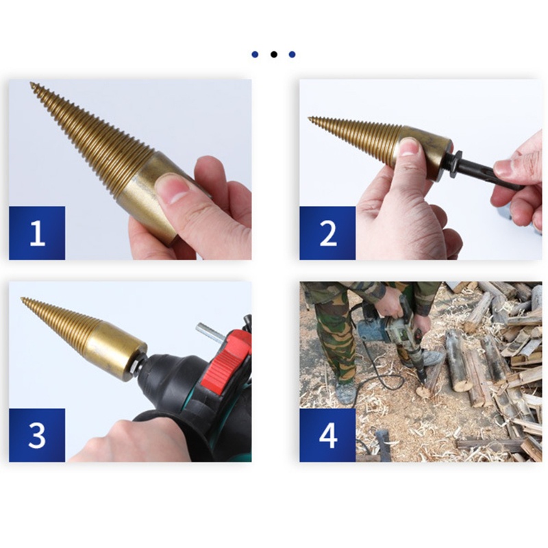 Set 6 Mũi Khoan Gỗ 32-42mm Chuyên Dụng