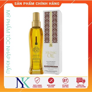 Tinh dầu dưỡng tóc mềm mượt L’oreal Mythic Oil 100ML