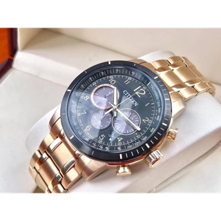 Đồng hồ nam citizen ca4359-55e thể thao sang trọng -máy eco drive - size 43mm