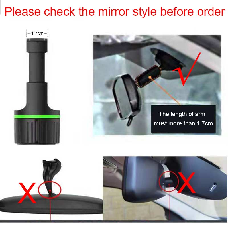 Giá Đỡ Điện Thoại / Thiết Bị Định Vị Gương Chiếu Hậu Đa Năng Cho Xe Hơi