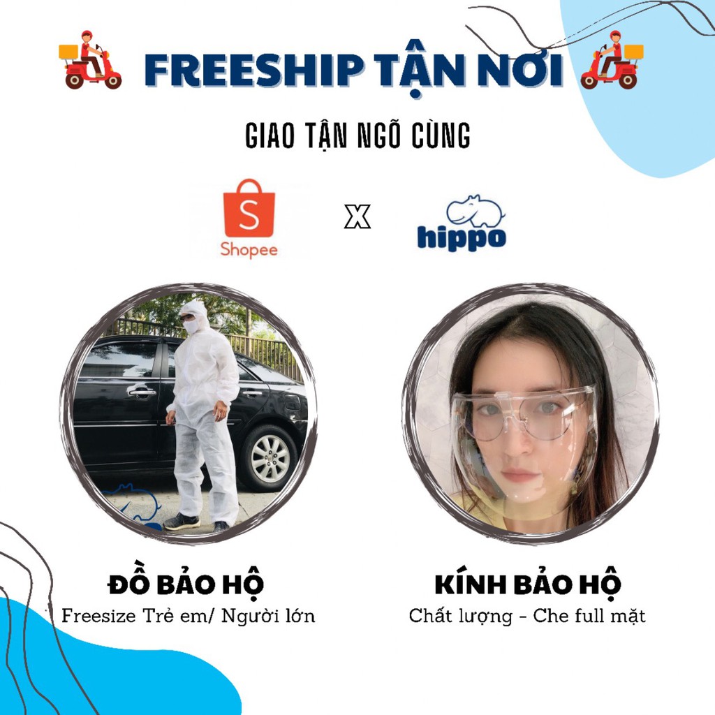 Hippo care - Face Shield KINT'S - Kính bảo hộ che mặt phòng dịch - Kính mắt chống giọt bắn bảo hộ KINT'S