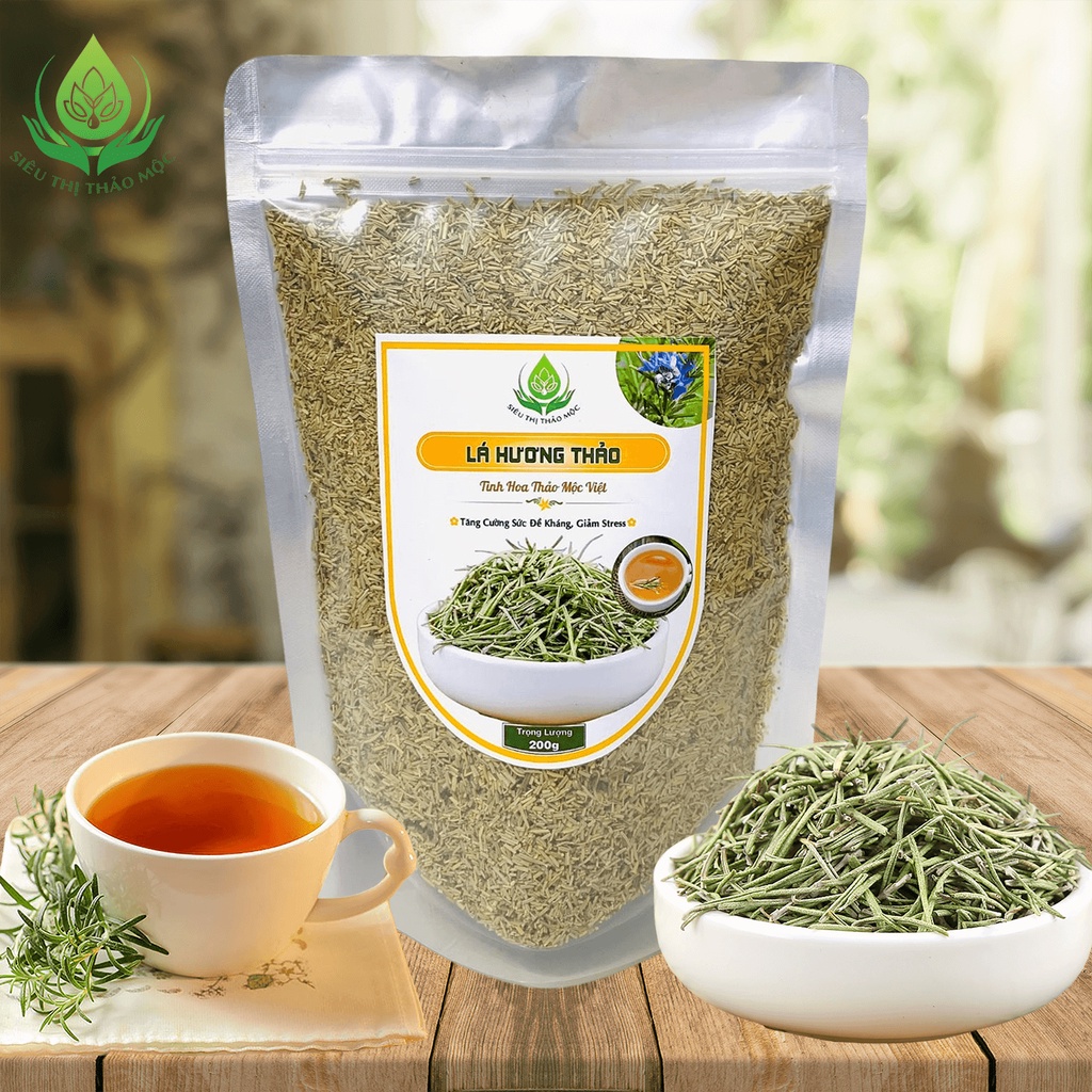 ✅[HÀNG LOẠI 1] Lá Hương Thảo 1Kg Sấy Khô Rosemary Khô Gia Vị Tây Loại Thượng Hạng Thơm Ngon