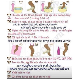 TÓC GIẢ TÓC CỘT THẲNG