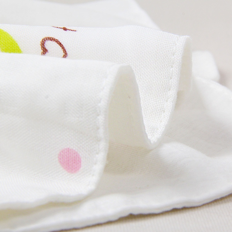 Set 2 Yếm Ăn Cotton Sợi Tre Xoay 360 Độ In Họa Tiết Hoạt Hình Xinh Xắn Cho Bé Sơ Sinh