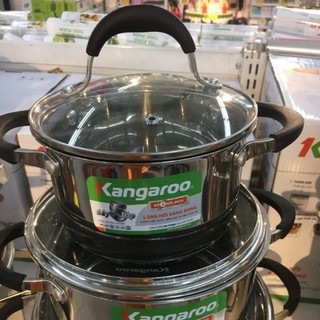 Combo bộ nồi inox cao cấp Kangaroo Kg3cs3