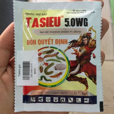 Tasieu 5gr chế phẩm sinh học cho rau màu, hoa kiểng
