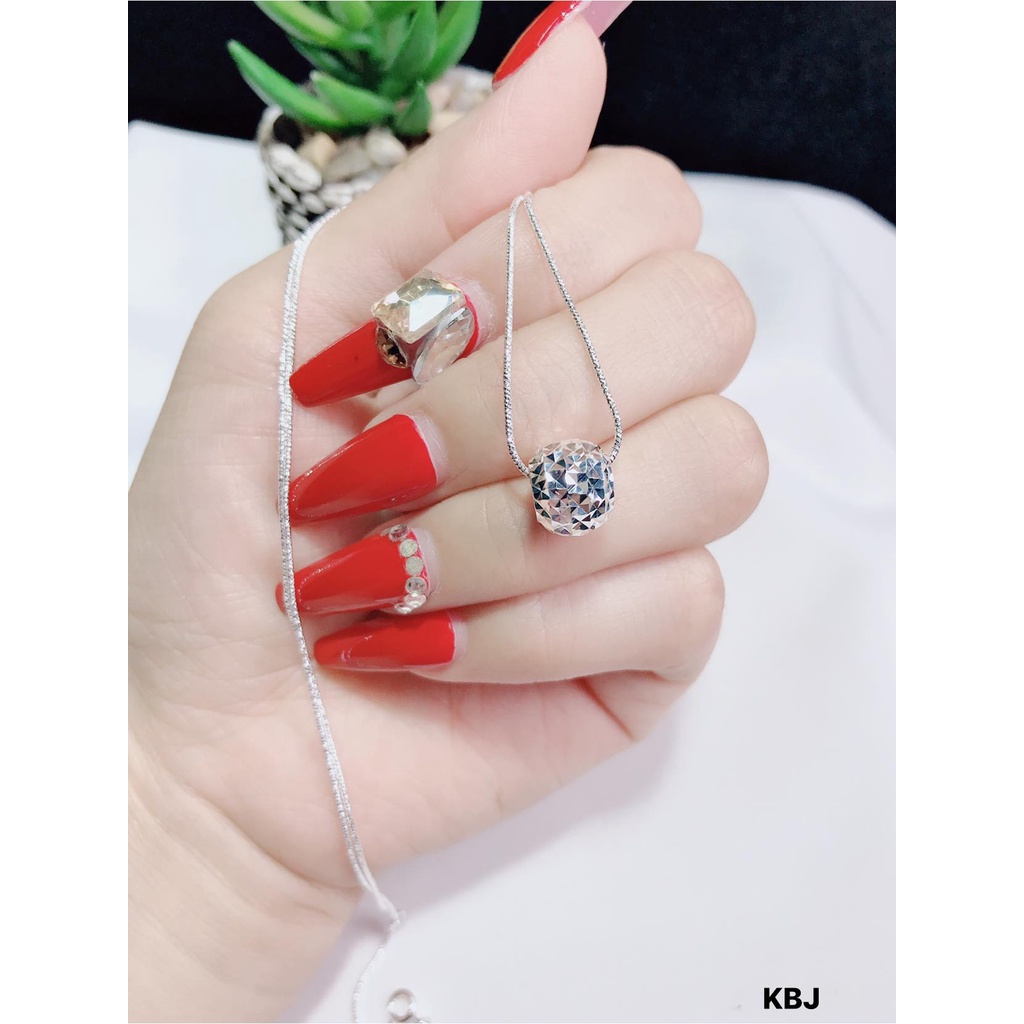 DÂY CHUYỀN BẠC MẶT BI CẦU