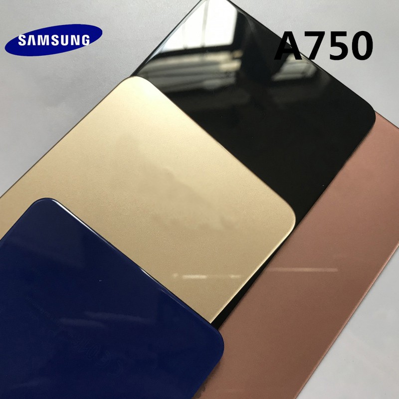 Vỏ nắp pin Samsung Galaxy A750 Samsung Galaxy A7 A750 A750F A750FD 2018 Nắp lưng pin Cửa thay thế Nhà ở Phụ tùng sửa chữa