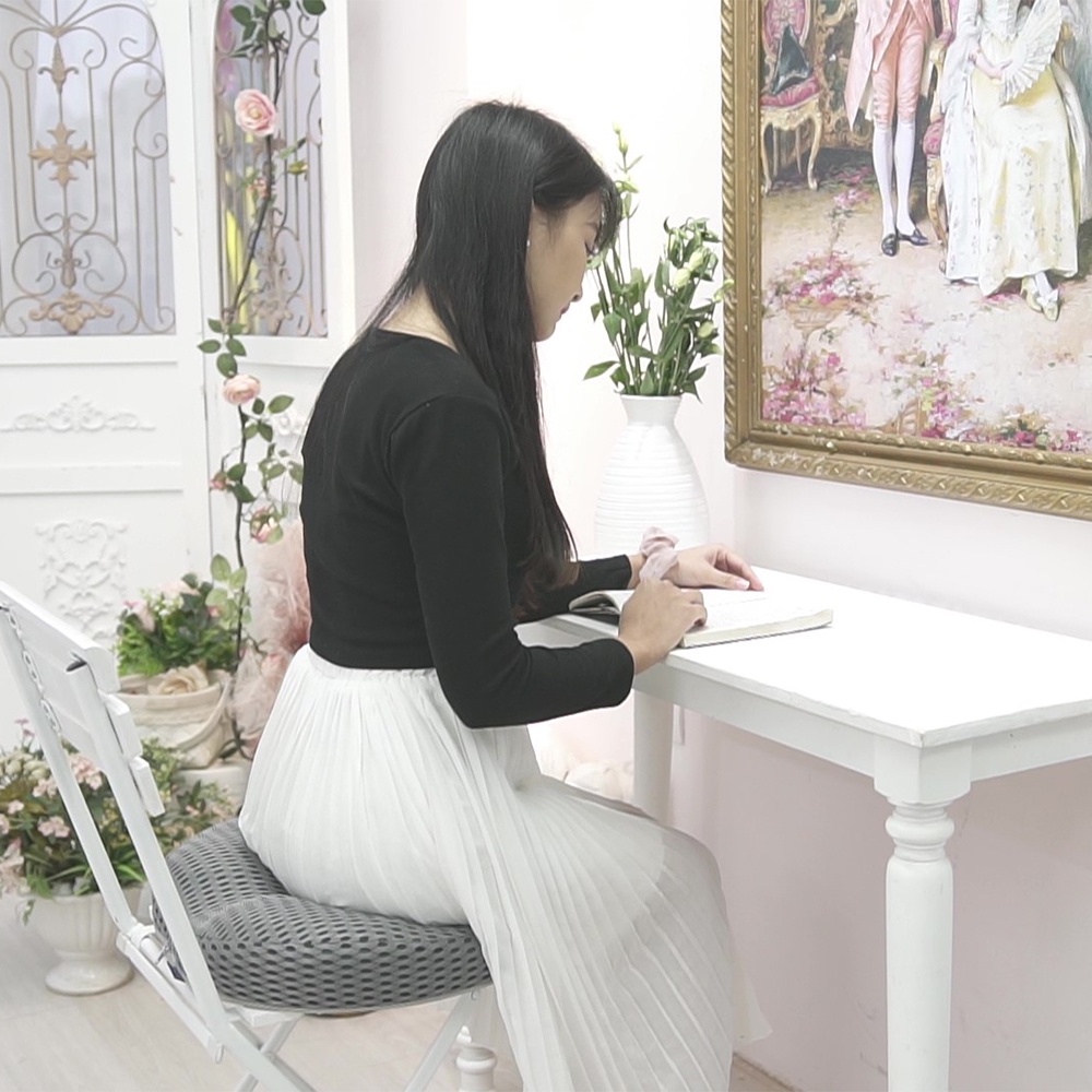 Đệm ngồi văn phòng chống trĩ, đau xương cụt cho dân văn phòng Ema thế hệ 2 - Nâng đỡ cột sống, giảm áp lực lên vùng trĩ