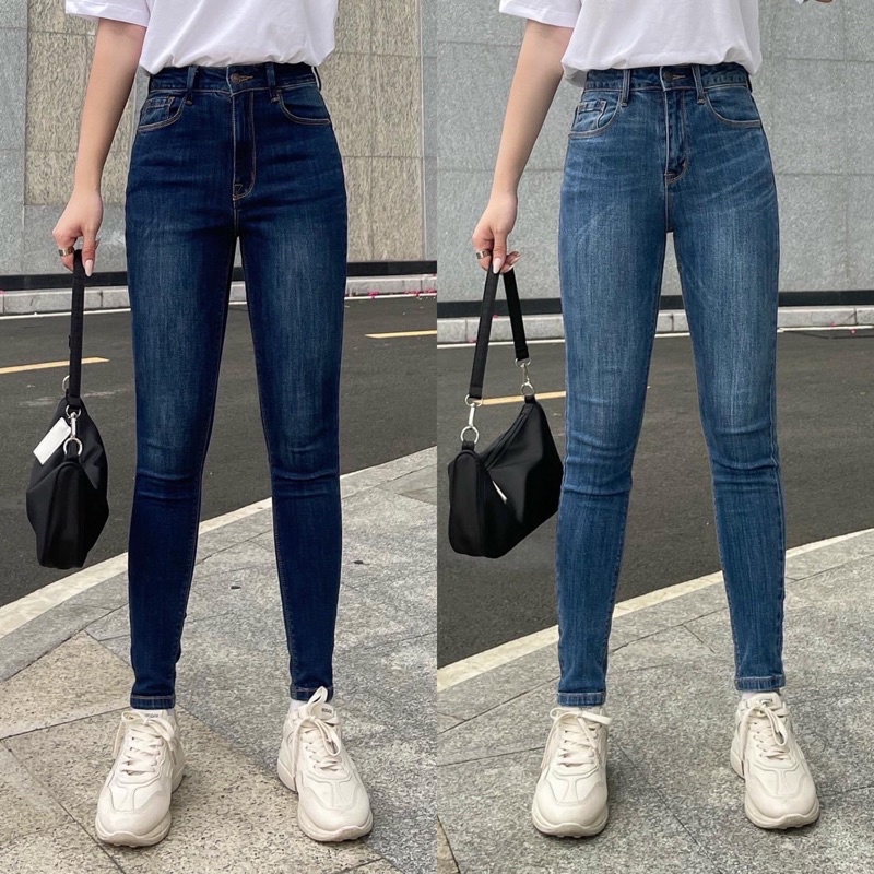 Quần Jean Nữ Skinny Zara lưng cao chất co giãn thoải mái phom chuẩn đẹp