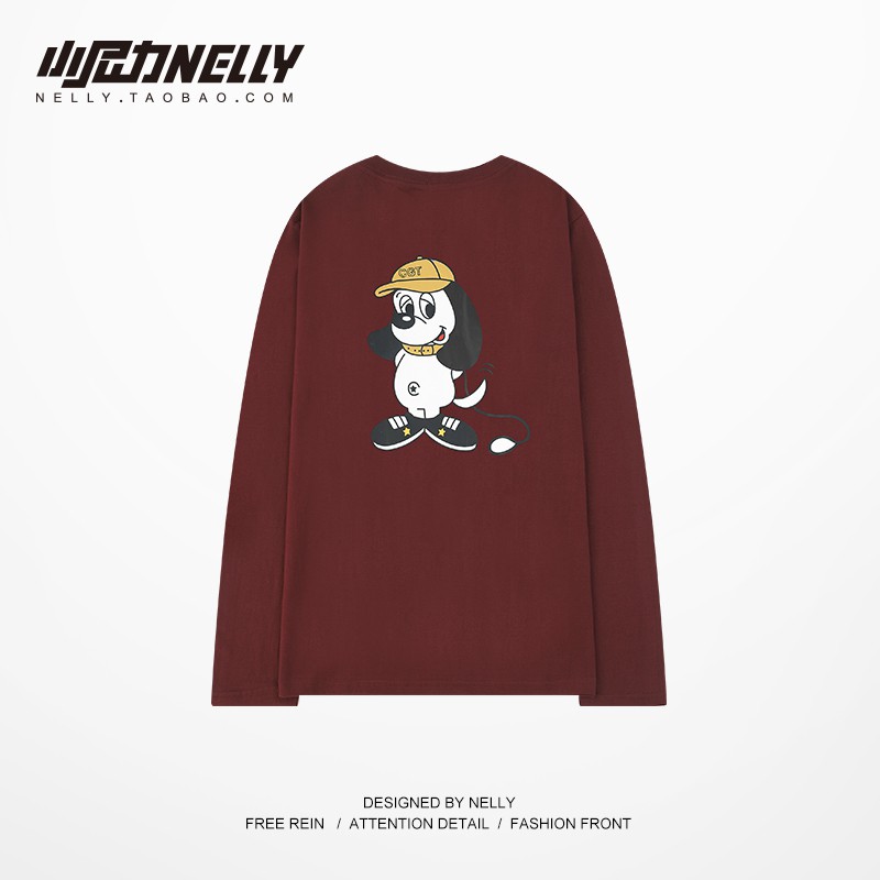 Aó thun dài tay Nelly : Mẫu CÚN CGT