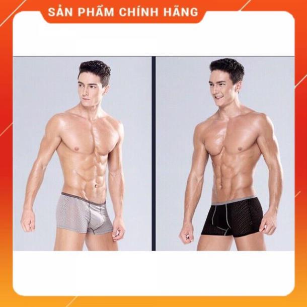 Hộp 4 Quần Sịp Đùi Thông Hơi Men 102 (Ảnh Thật)