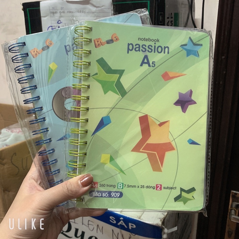 Sổ lò xo hải tiến / klong notebook business 200/260 trang