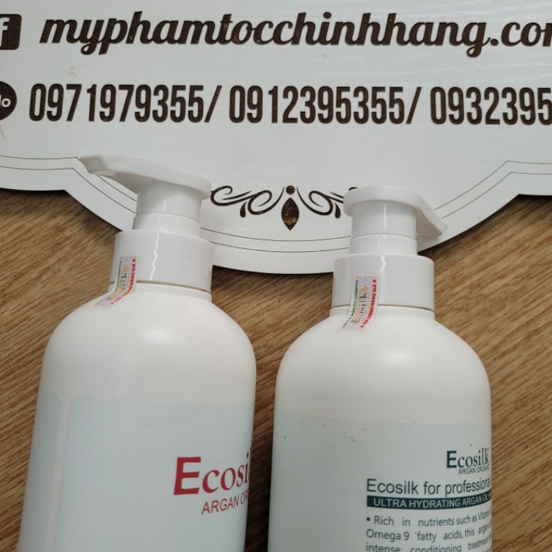 DẦU GỘI XẢ HƯƠNG NƯỚC HOA ECOSILK ORGANIC 800ML